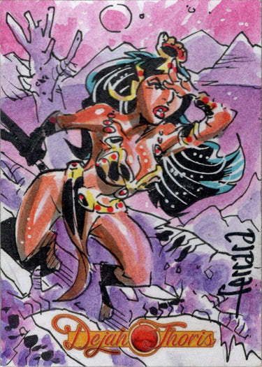 Dejah Thoris 5finity 2023 Sketch Card Eduardo Ferrara