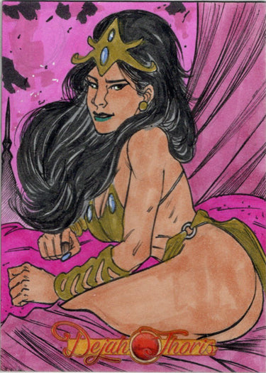 Dejah Thoris 5finity 2023 Sketch Card Elson Jr. Art V2