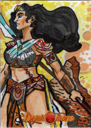 Dejah Thoris 5finity 2023 Sketch Card Emerson/F. Silva