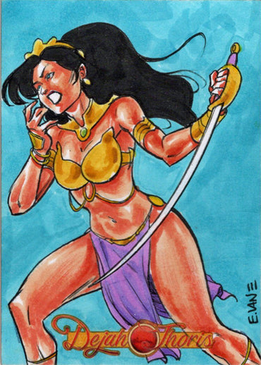 Dejah Thoris 5finity 2023 Sketch Card Eric Van Elslande V1