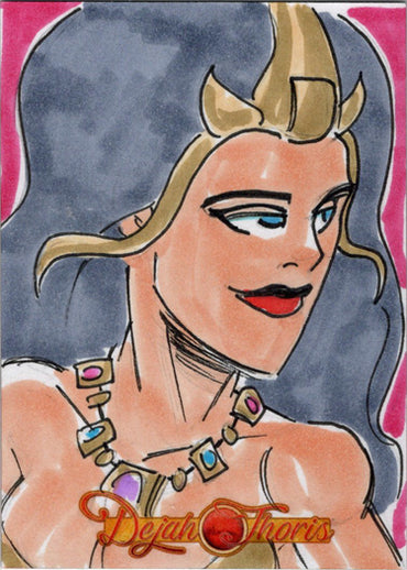 Dejah Thoris 5finity 2023 Sketch Card Gordon Wills V1