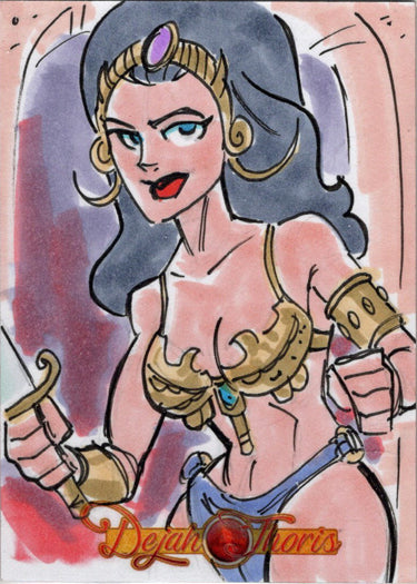 Dejah Thoris 5finity 2023 Sketch Card Gordon Wills V2