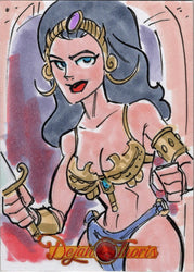 Dejah Thoris 5finity 2023 Sketch Card Gordon Wills V2