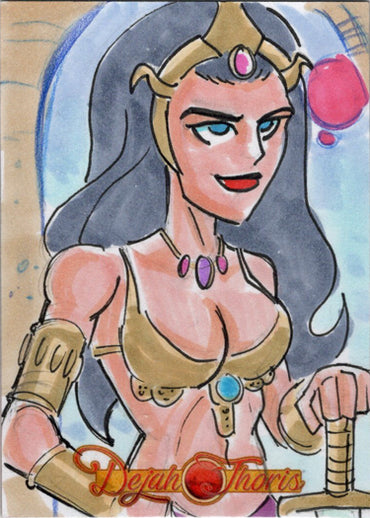 Dejah Thoris 5finity 2023 Sketch Card Gordon Wills V3