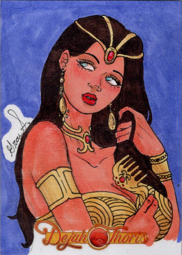 Dejah Thoris 5finity 2023 Sketch Card Grae Sundberg