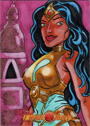 Dejah Thoris 5finity 2023 Sketch Card Kelly Everaert V1