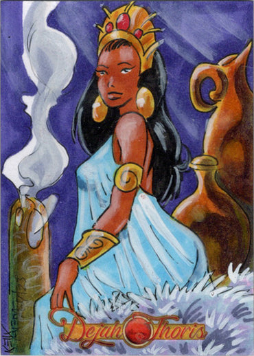 Dejah Thoris 5finity 2023 Sketch Card Kelly Everaert V2