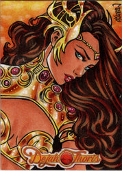 Dejah Thoris 5finity 2023 Sketch Card Kinho Anderson V1