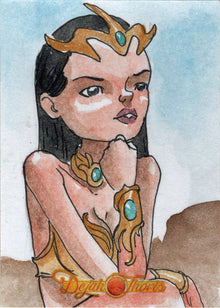 Dejah Thoris 5finity 2023 Sketch Card Juan Mendez V2