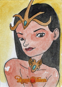 Dejah Thoris 5finity 2023 Sketch Card Juan Mendez V3