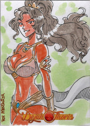 Dejah Thoris 5finity 2023 Sketch Card Roe Mesquita V1