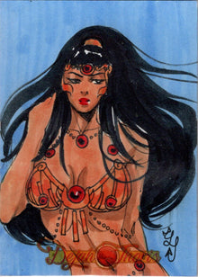 Dejah Thoris 5finity 2023 Sketch Card Tiffany Peek V1