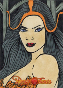 Dejah Thoris 5finity 2023 Sketch Card Ulisses Gabriel V1