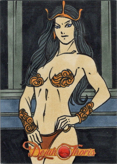 Dejah Thoris 5finity 2023 Sketch Card Ulisses Gabriel V2