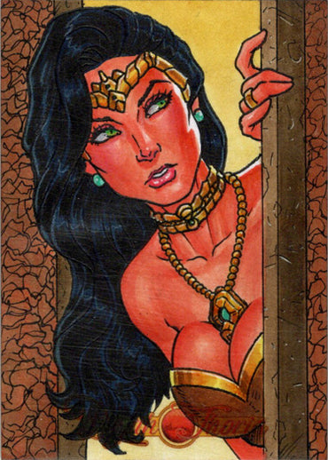 Dejah Thoris 5finity 2023 Sketch Card Vicente Moavero V1