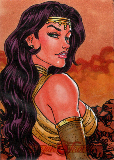 Dejah Thoris 5finity 2023 Sketch Card Vicente Moavero V2