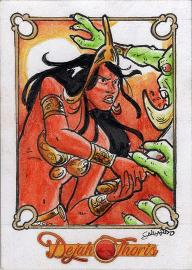 Dejah Thoris 5finity 2023 Sketch Card Vinicius Galhardo V2