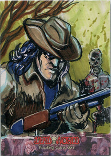 Deadworld Sketch Card by Dan Gorman