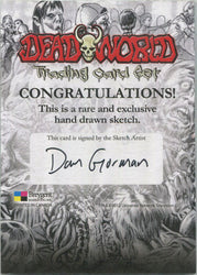 Deadworld Sketch Card by Dan Gorman