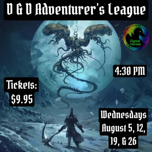 08/12/2026 4:30 PM D&D Adventurer's League: Steinhardt's Guide to the Eldritch Hunt Ticket