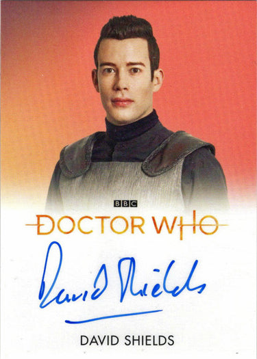 2022 Doctor Who Series 11 & 12 David Shields Full Bleed Autograph Card