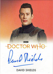 2022 Doctor Who Series 11 & 12 David Shields Full Bleed Autograph Card