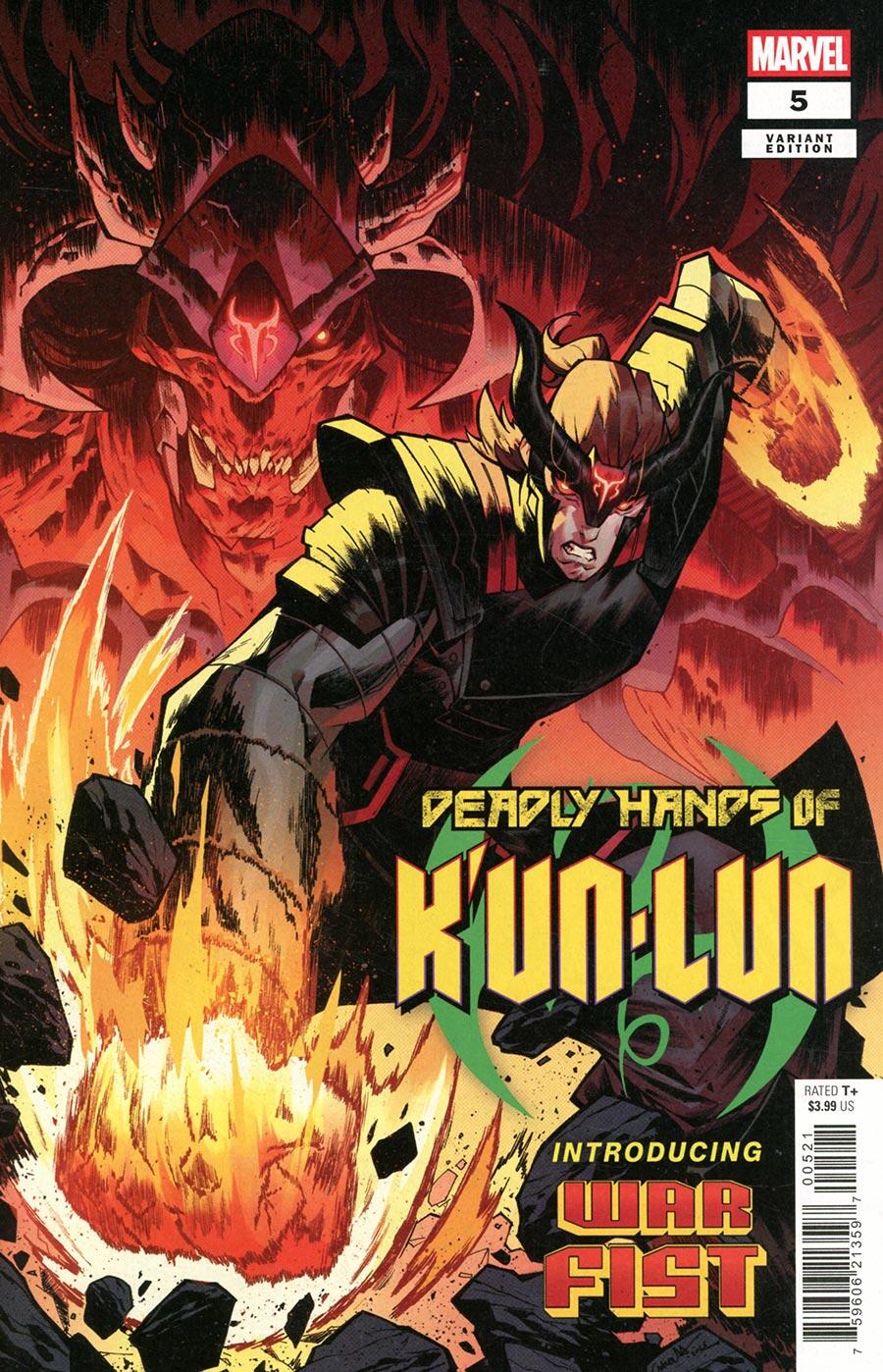 Deadly Hands Of K'un Lun #5 Leo Chiola War Fist Variant