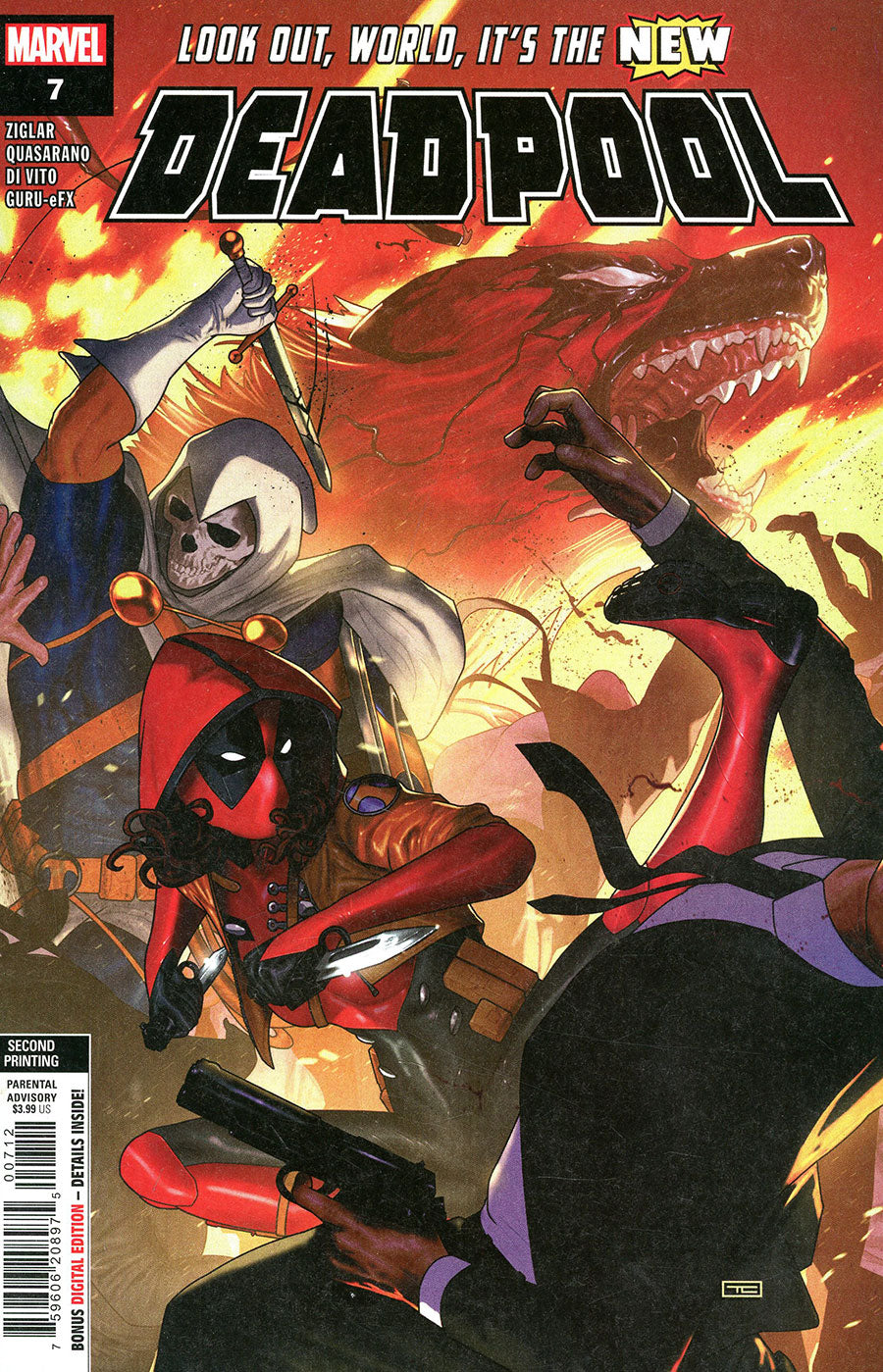 Deadpool #7 Taurin Clarke 2nd Print Variant
