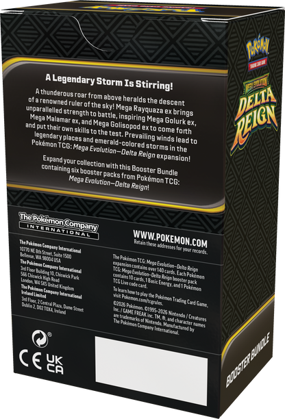 Pokemon Mega Evolution ME06: Delta Reign Booster Bundle Box