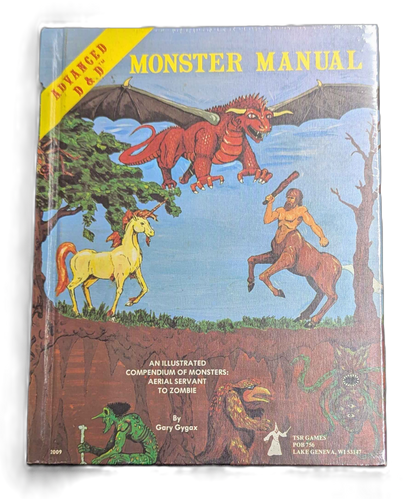 TSR Advanced Dungeons & Dragons Monster Manual (Fourth Edition Printing)