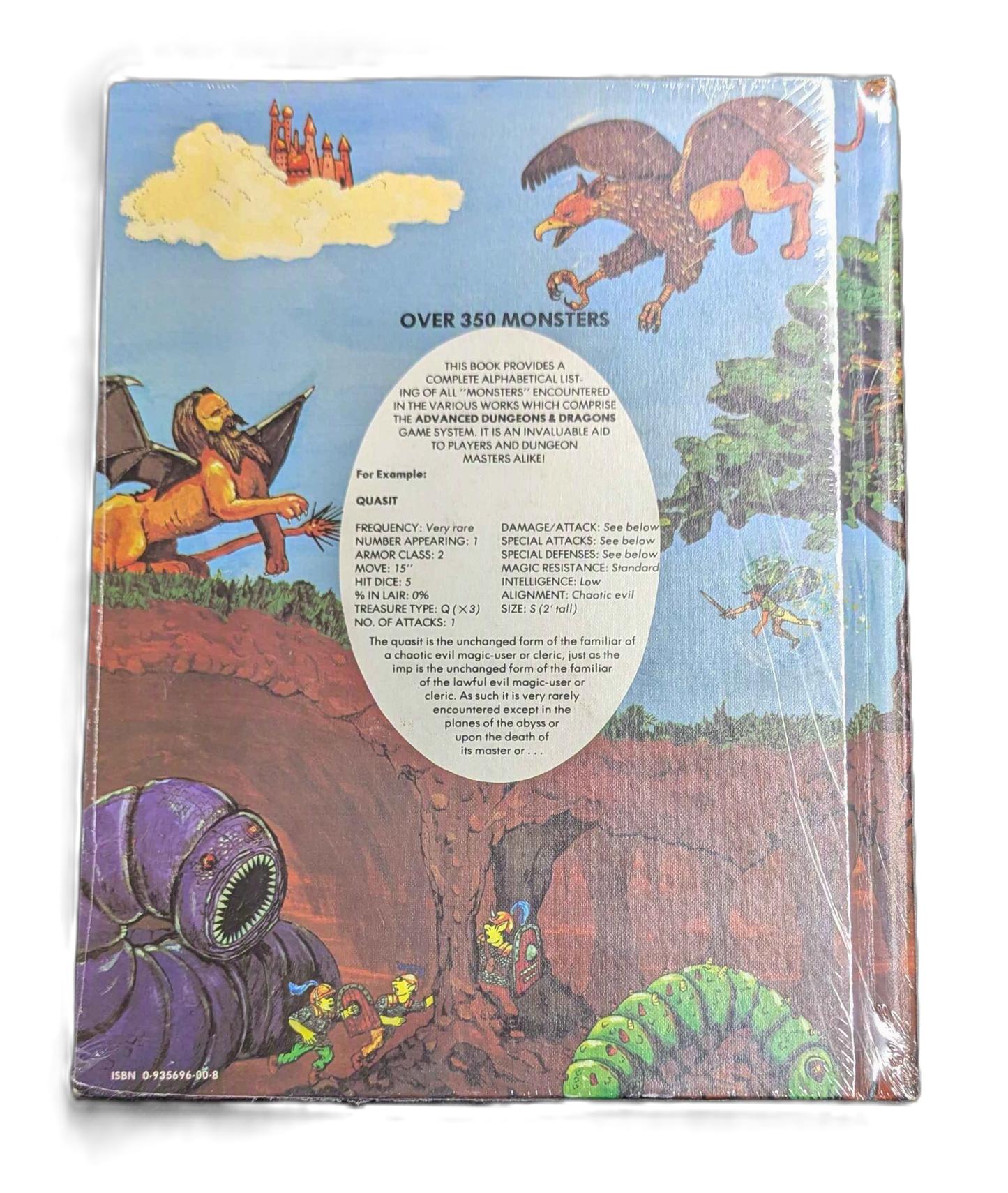 TSR Advanced Dungeons & Dragons Monster Manual (Fourth Edition Printing)