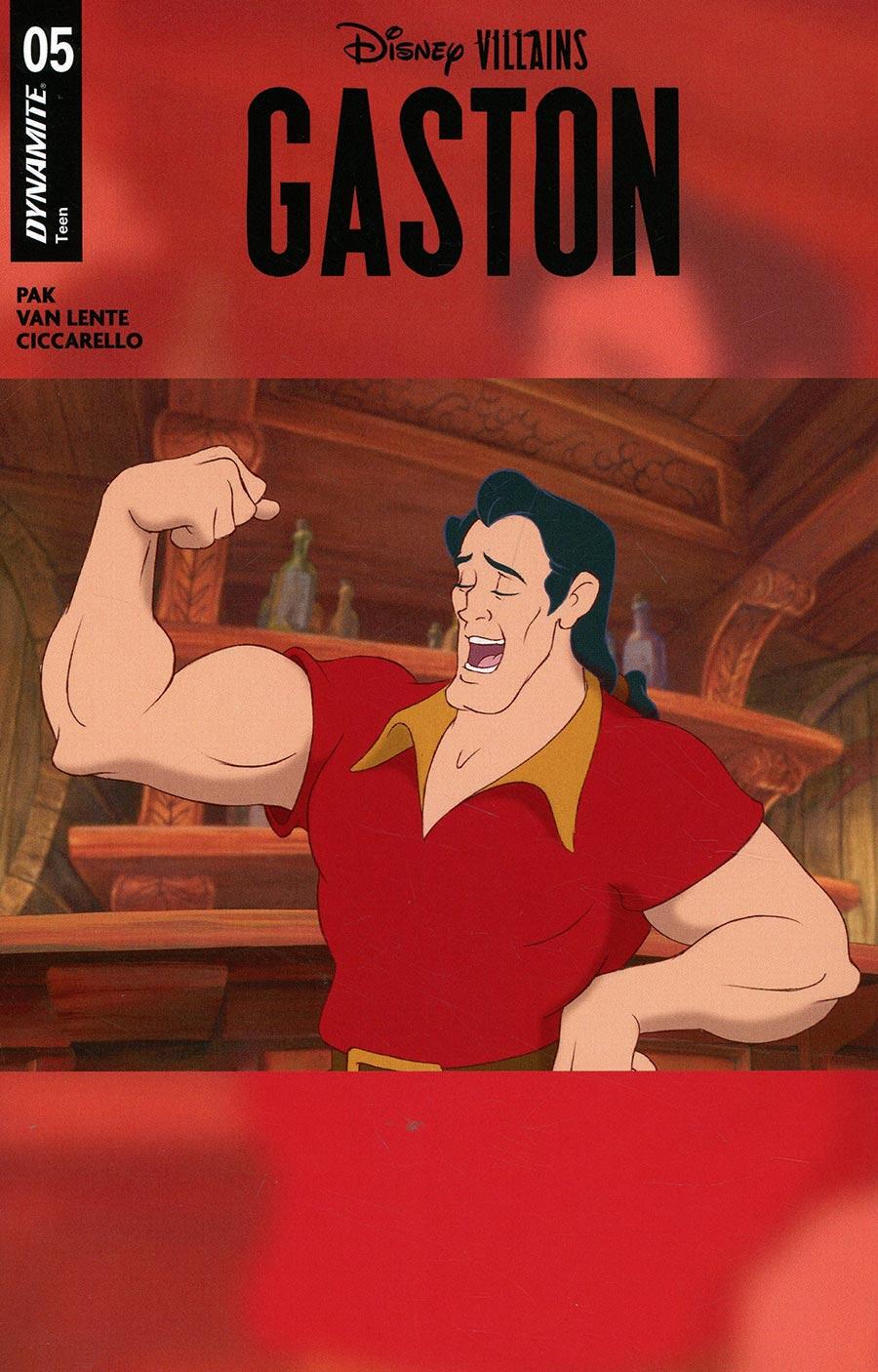 Disney Villains Gaston #5 Cover B Animation Art Variant