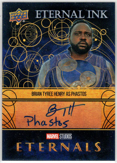 2023 Upper Deck Marvel Eternals Eternal Ink Auto Card EI2-BH Brian Tyree Henry