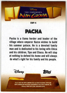 2025 Topps Chrome Disney Emperor's New Groove Insert Card EMP-4 Pacha