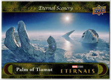 2023 Upper Deck Marvel Eternals Gold Parallel Card ES-10 "Palm Of Tiamut" 72/99