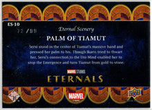 2023 Upper Deck Marvel Eternals Gold Parallel Card ES-10 "Palm Of Tiamut" 72/99