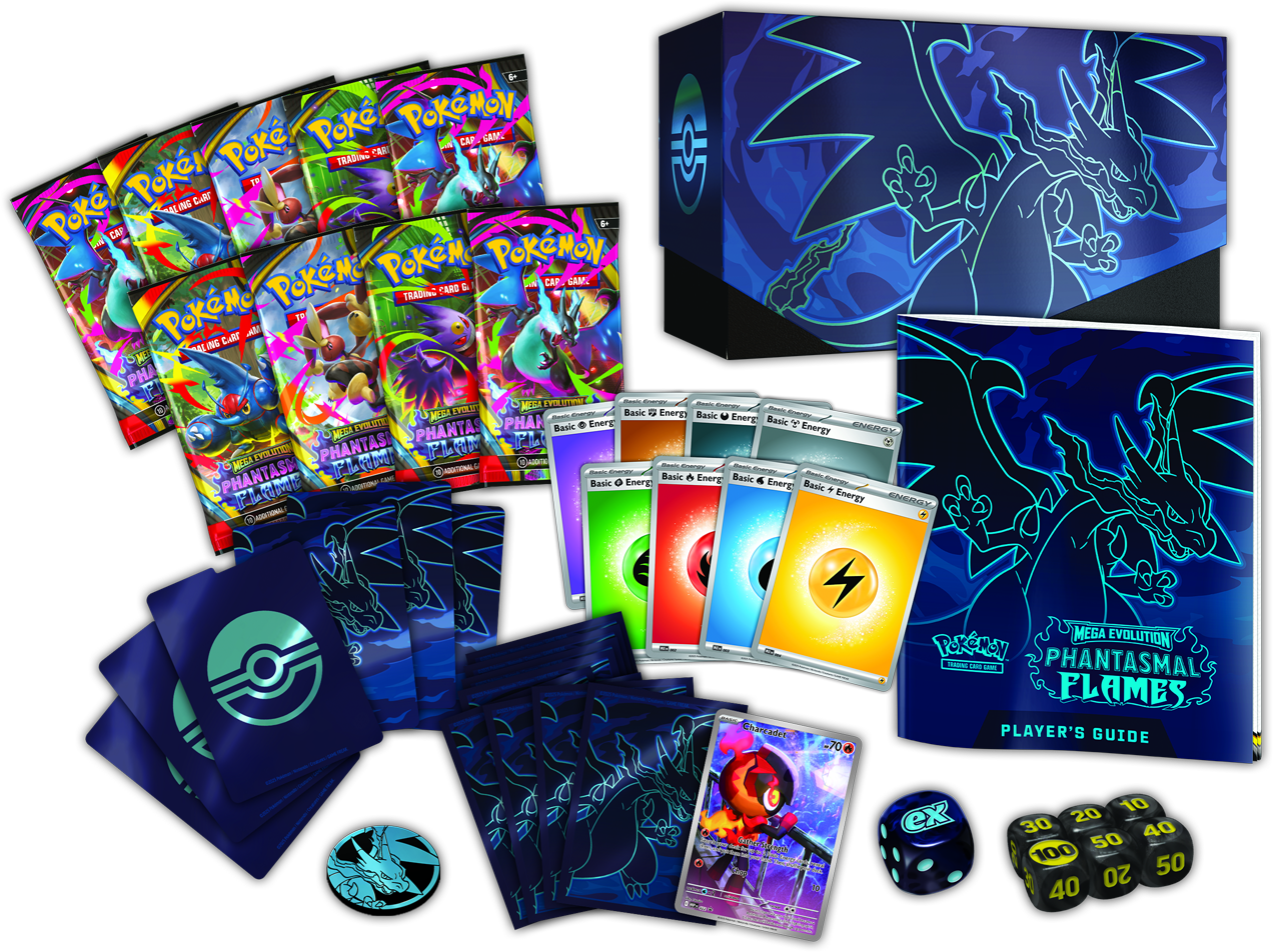 Pokemon Mega Evolution ME02: Phantasmal Flames Elite Trainer Box