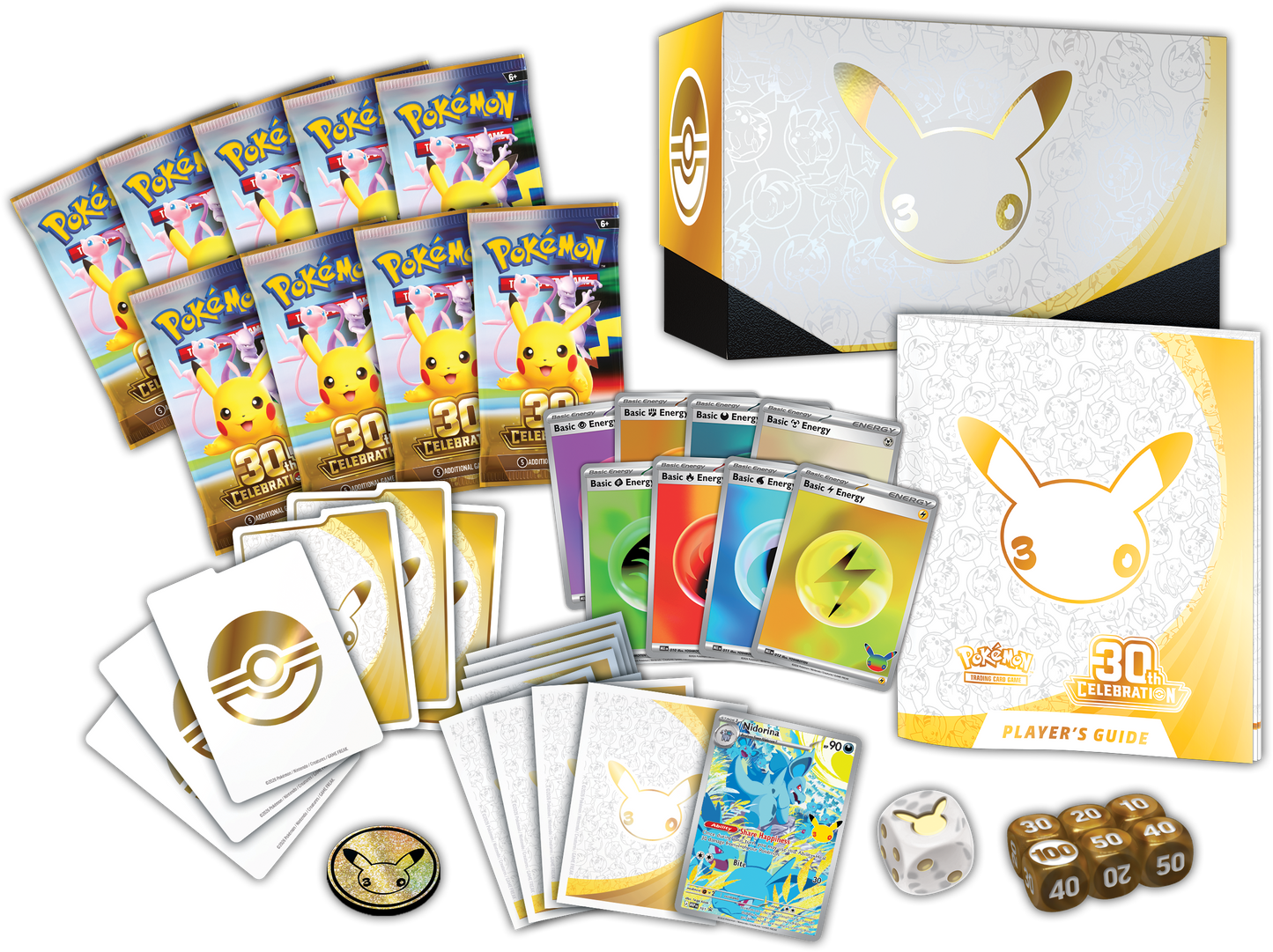 Pokemon Mega Evolution ME30: 30th Celebration Elite Trainer Box