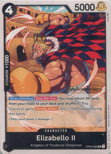 One Piece TCG Elizabello II - Awakening of the New Era: 1st Anniversary Tournament Cards