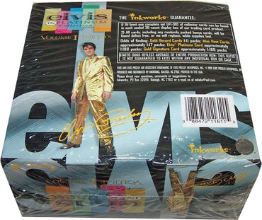 1999 Inkworks Elvis The Platinum Collection Volume 1: The 50's Card Box