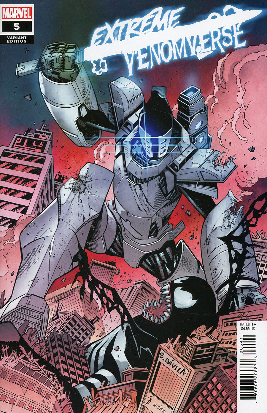 Extreme Venomverse 5 Sergio Davila Symbiote Variant