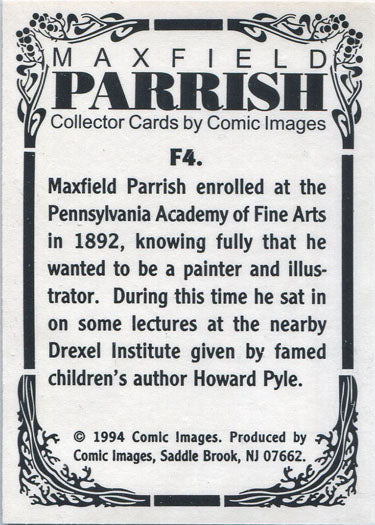 Maxfield Parrish Portrait of America Foil Chase Card F4