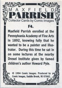 Maxfield Parrish Portrait of America Foil Chase Card F4