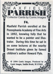 Maxfield Parrish Portrait of America Foil Chase Card F4