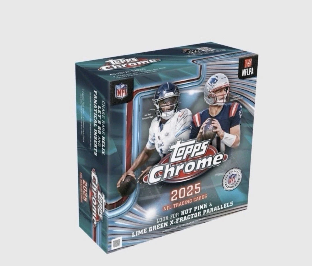 2025 Topps Chrome Football Mega Box
