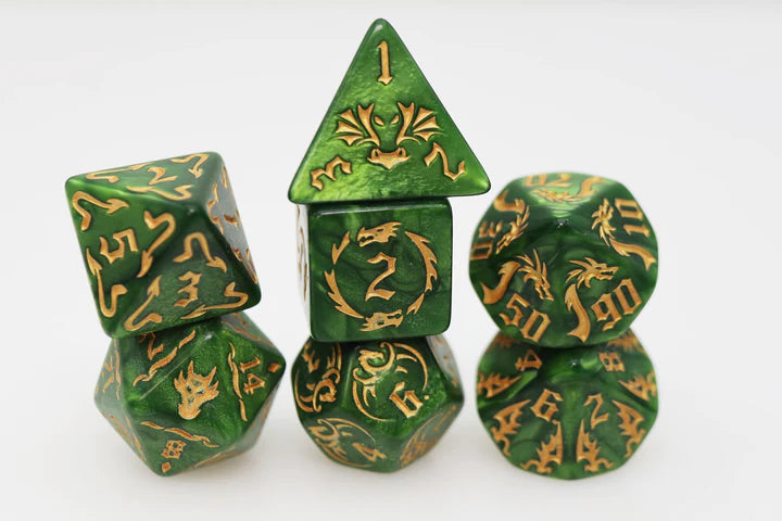 Foam Brain RPG Dice Set: Drake's Flight - Growth