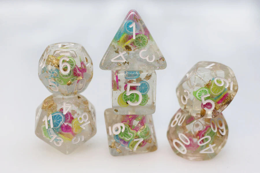 Foam Brain RPG Dice Set - Tropical Punch