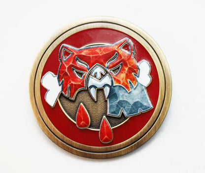 Foam Brain Pathfinder Class Icon Pin: Barbarian