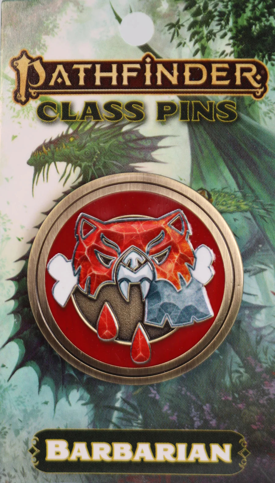 Foam Brain Pathfinder Class Icon Pin: Barbarian