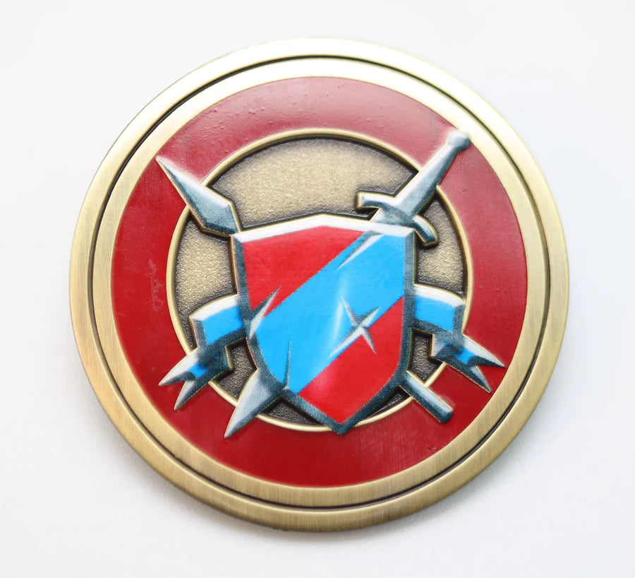 Foam Brain Pathfinder Class Icon Pin: Fighter